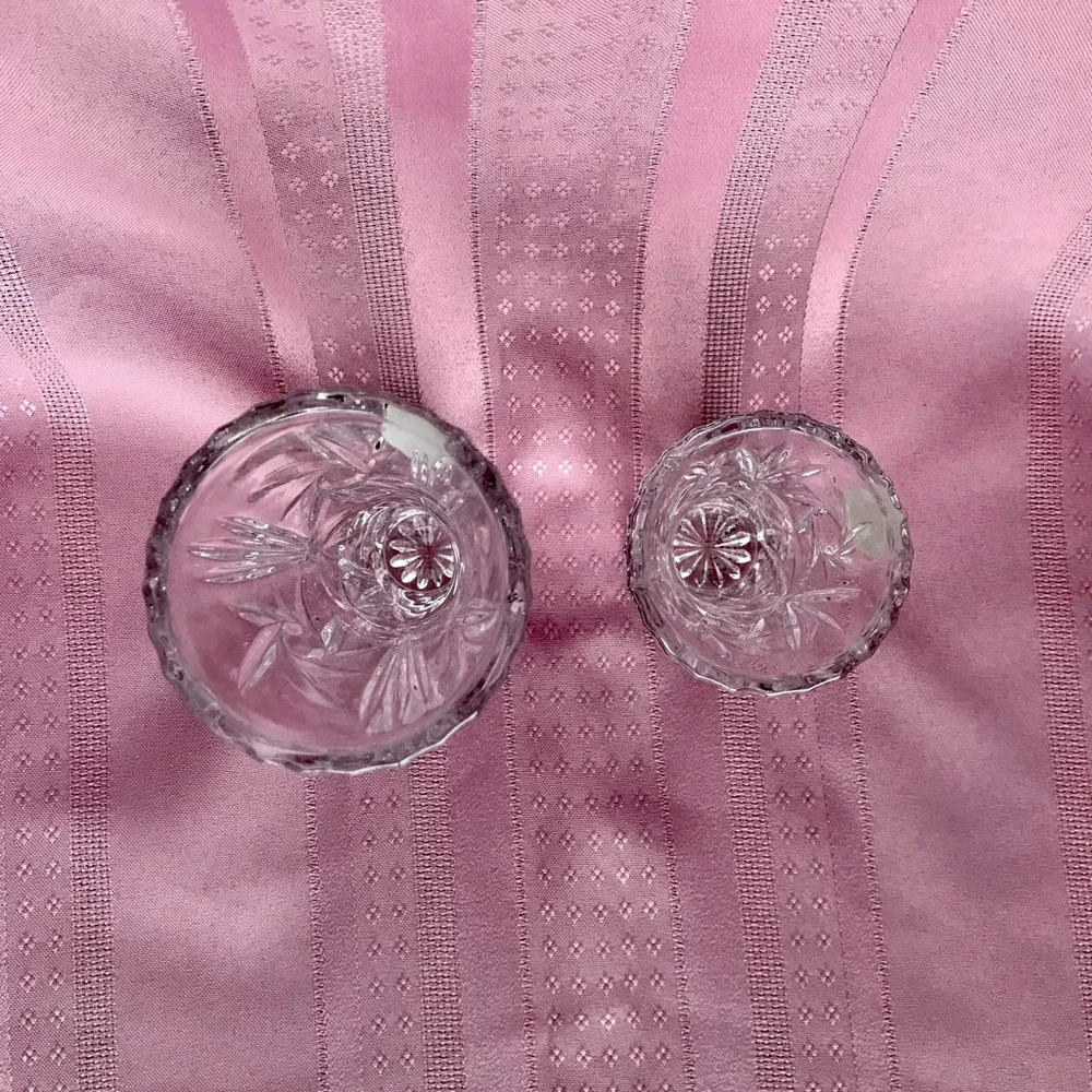 Lenox Fine Crystal Vases set of 2 - Picture 9 of 10
